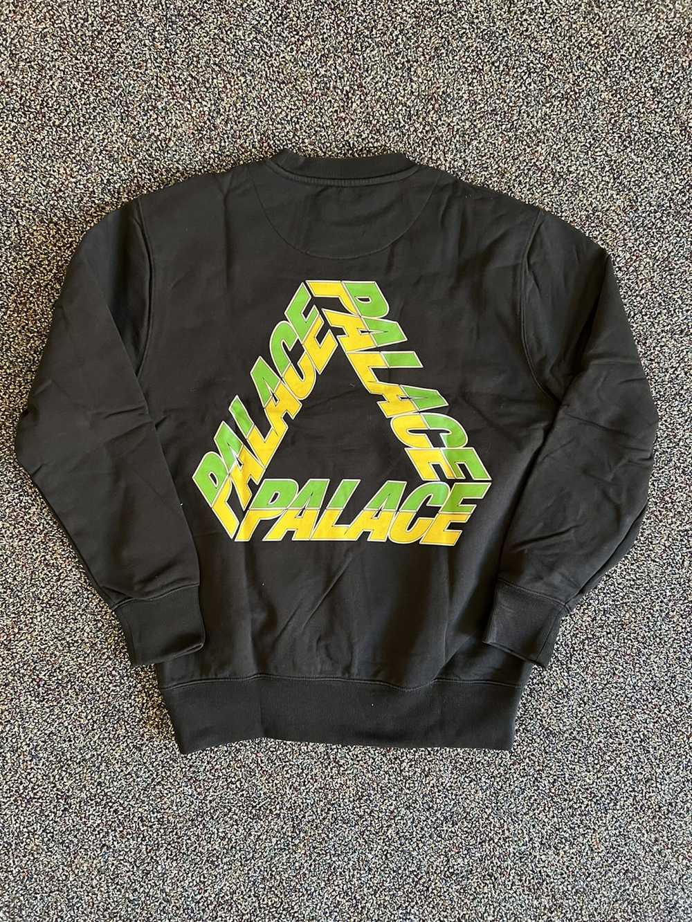 Palace Palace Split P3 Crew Black Green/Yellow - image 2