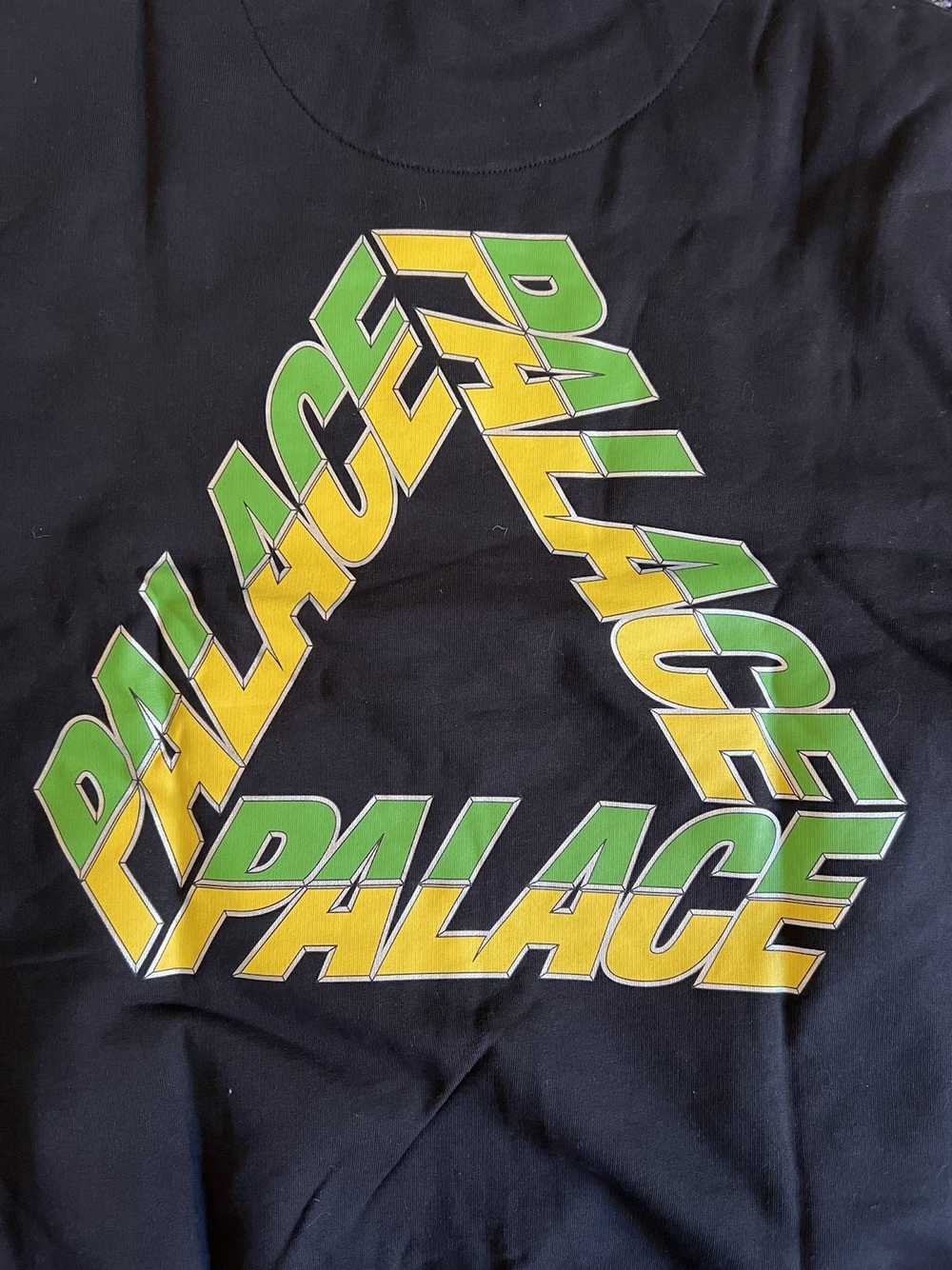 Palace Palace Split P3 Crew Black Green/Yellow - image 4