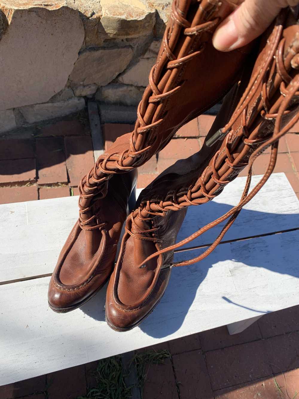 Frye Frye lace up boots - image 4