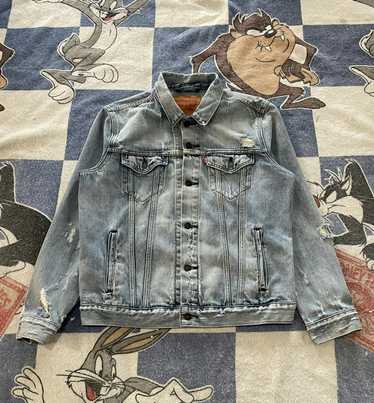 Vintage Distressed Levi's Denim Jacket | Vintage Online | Bragvintage.com