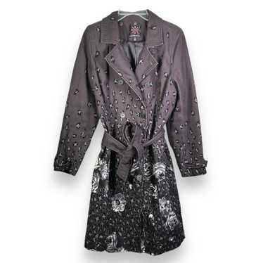 Isaac Mizrahi Isaac Mizrahi Live Printed Trench Co