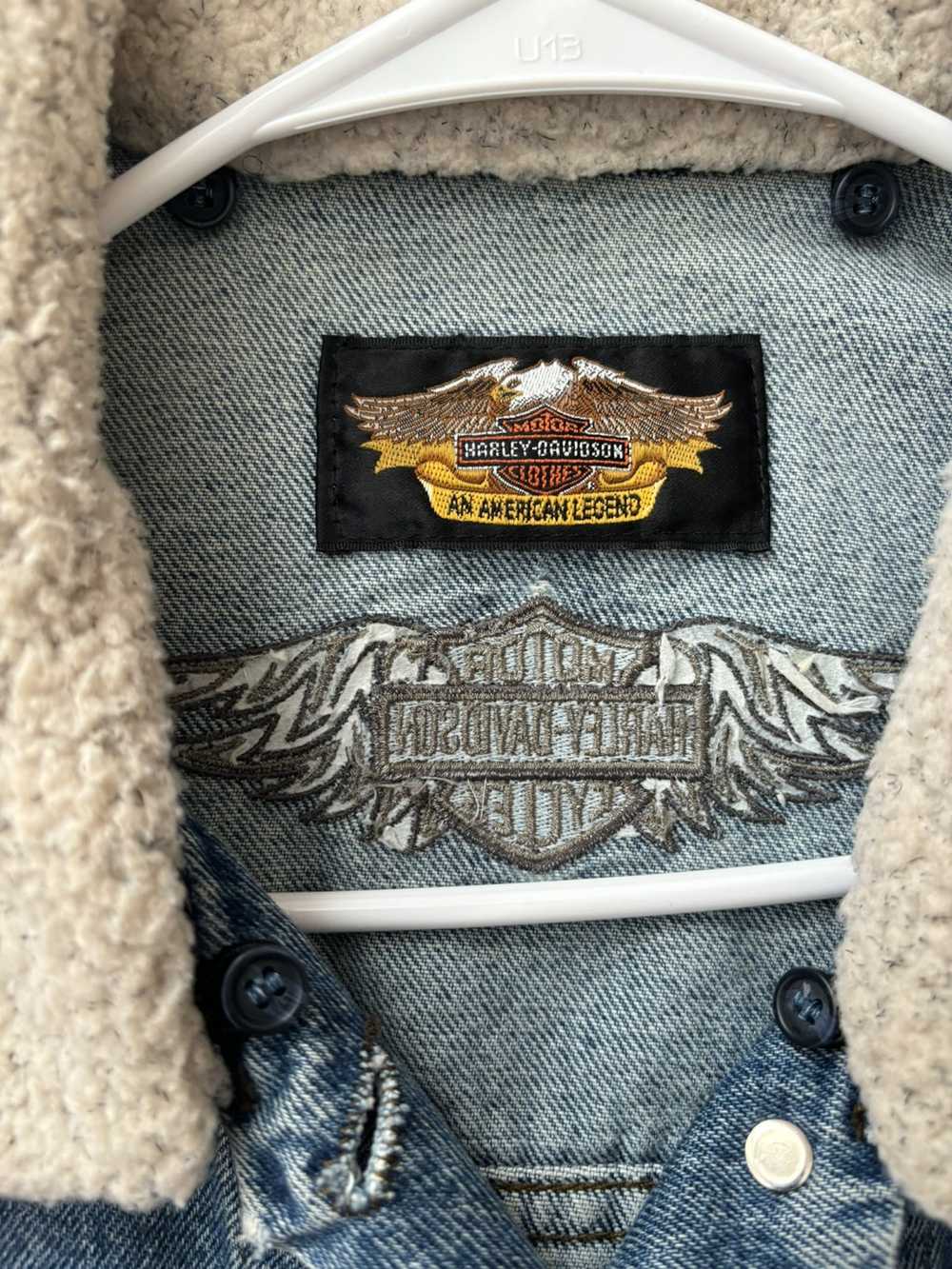 Harley Davidson × Streetwear × Vintage VTG Croppe… - image 3