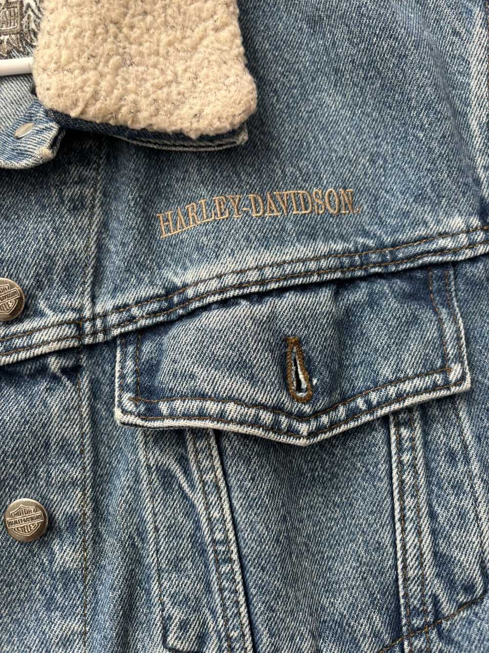 Harley Davidson × Streetwear × Vintage VTG Croppe… - image 4