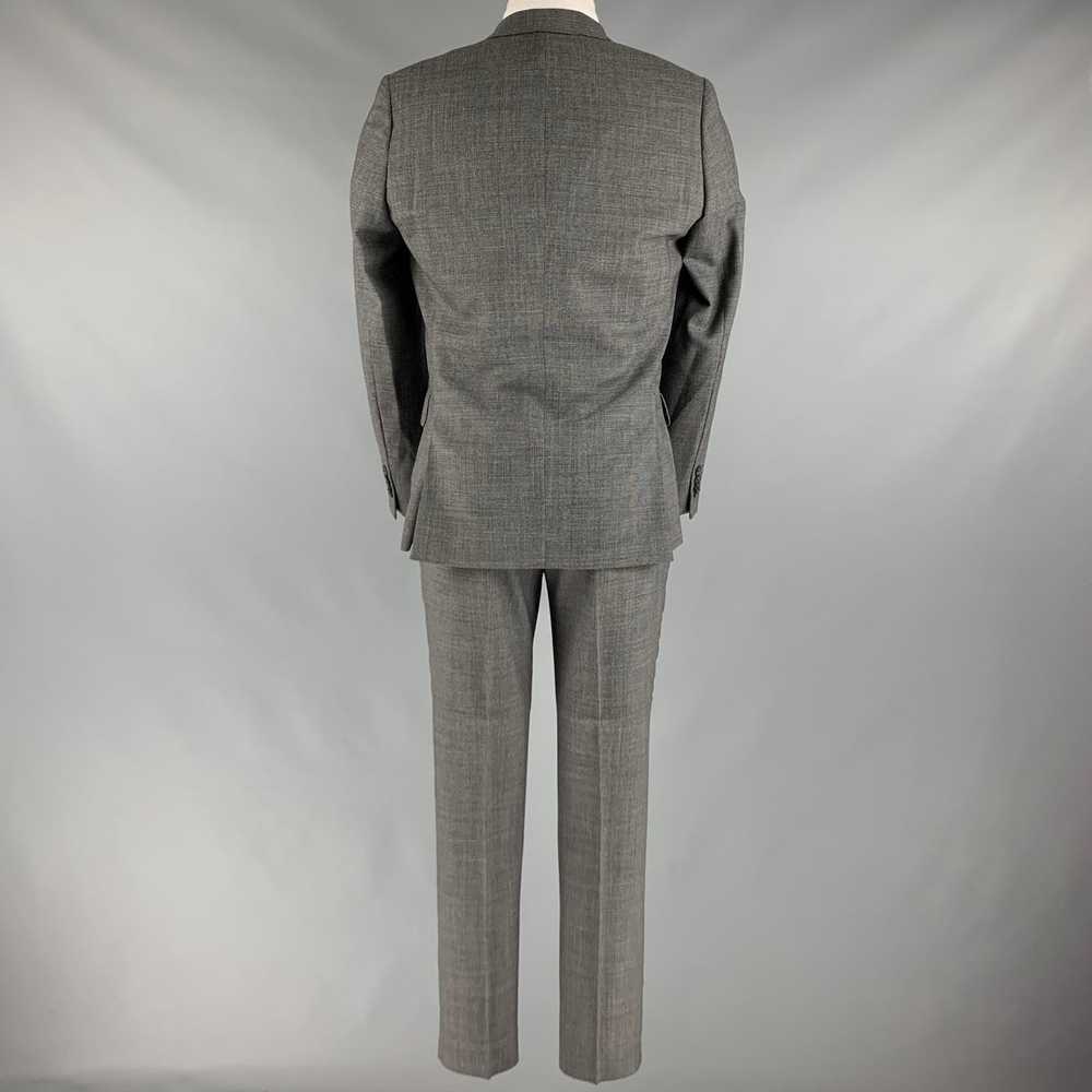 Paul Smith Chest Grey Black Basketweave Wool Suit - image 3