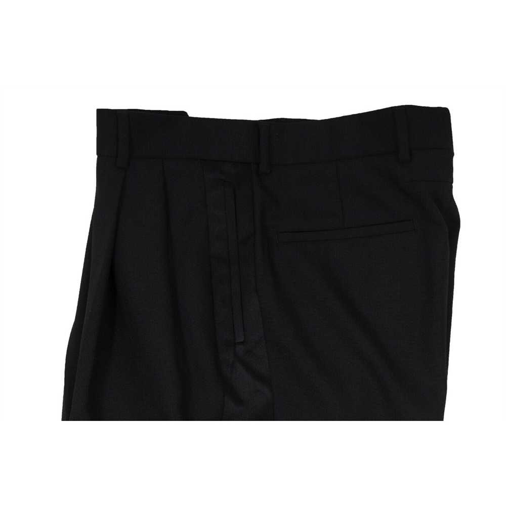 Givenchy Black Wool Blend Pleated Shorts - image 11