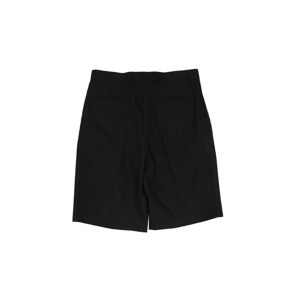 Givenchy Black Wool Blend Pleated Shorts - image 2