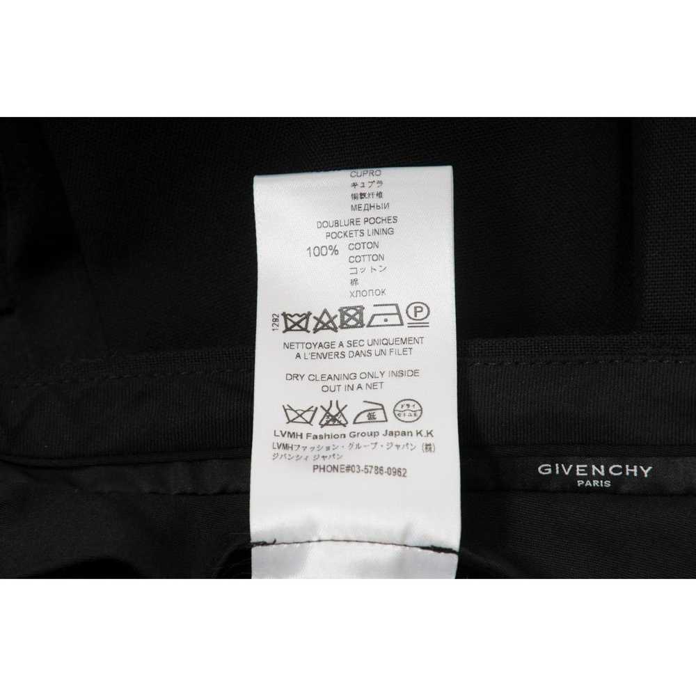 Givenchy Black Wool Blend Pleated Shorts - image 7