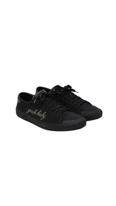 Saint Laurent Paris Black Yeah Baby SL37 Skate Sne