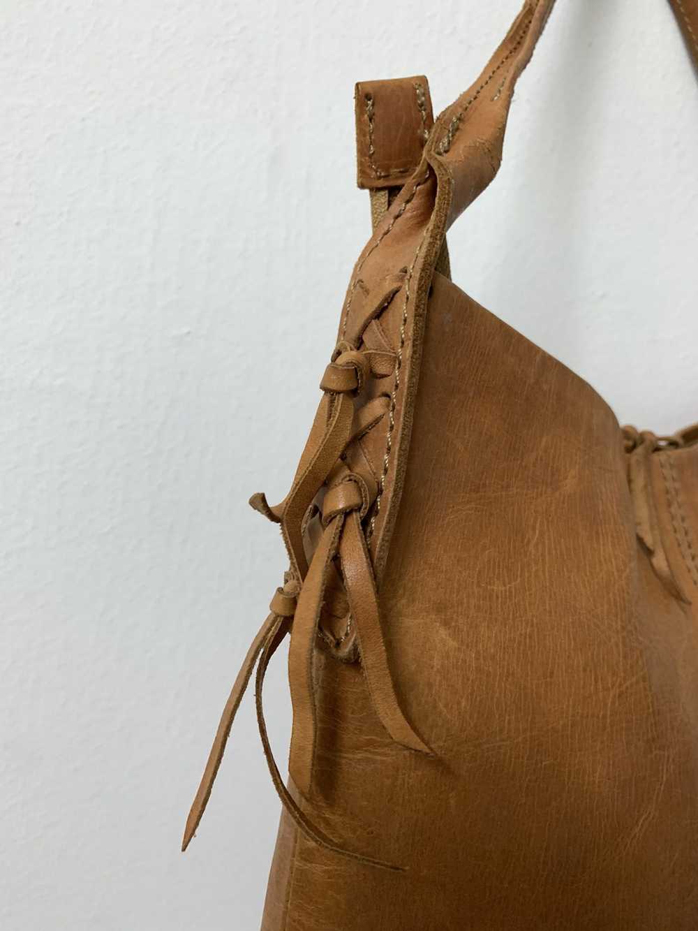 Genuine Leather × Japanese Brand × Vintage Brown … - image 10