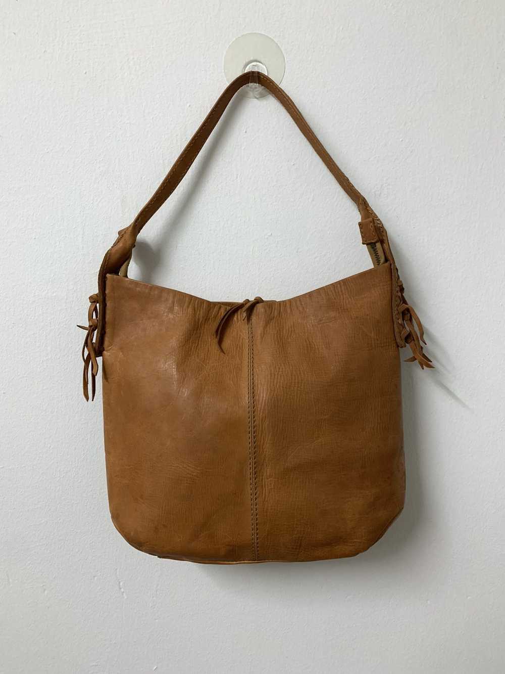 Genuine Leather × Japanese Brand × Vintage Brown … - image 1