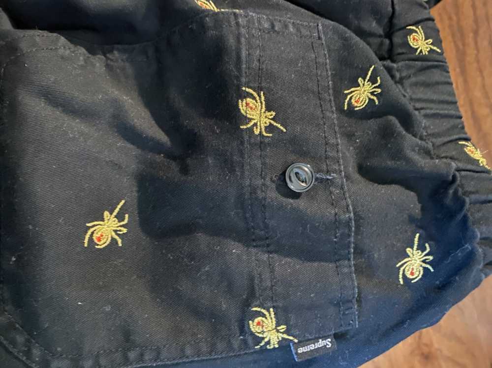 Supreme Embroidered Spider Pants - image 2