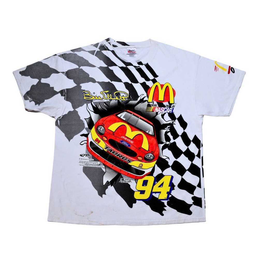 Vintage NASCAR McDonald’s All Over Print AOP T-Sh… - image 1