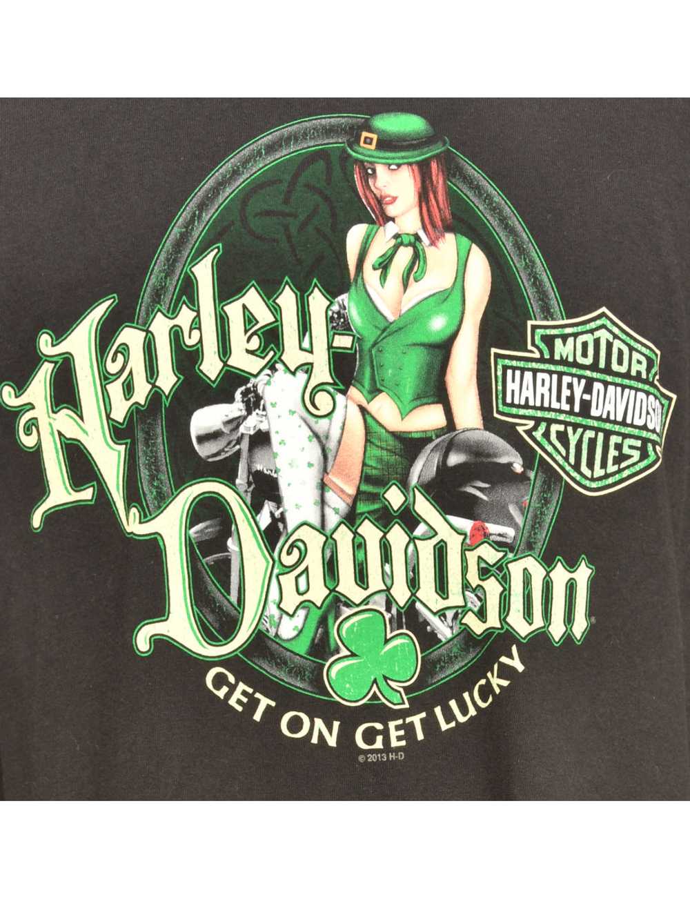 Harley Davidson Printed T-shirt - M - image 3