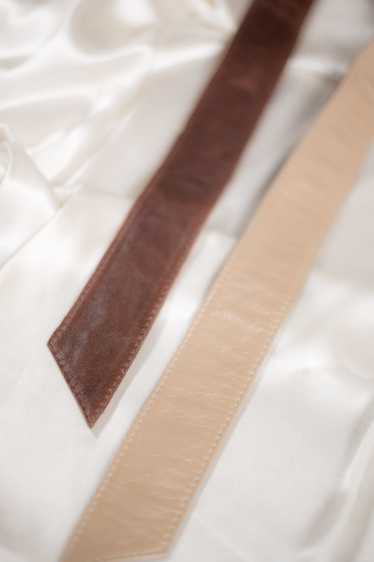 Vintage Reversible Leather Sash