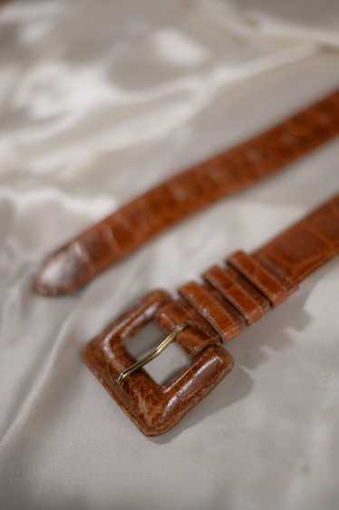 Vintage Copper Brown Belt