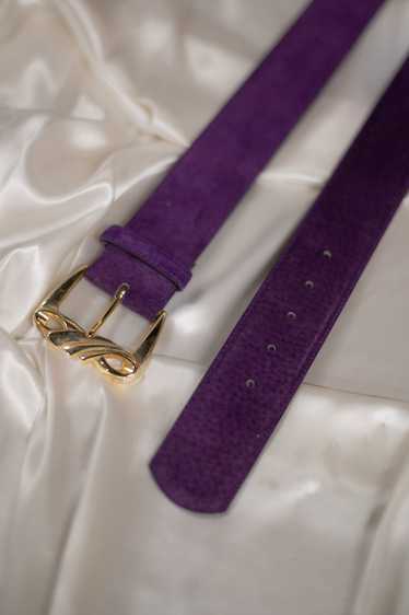 Vintage Gold Purple Belt