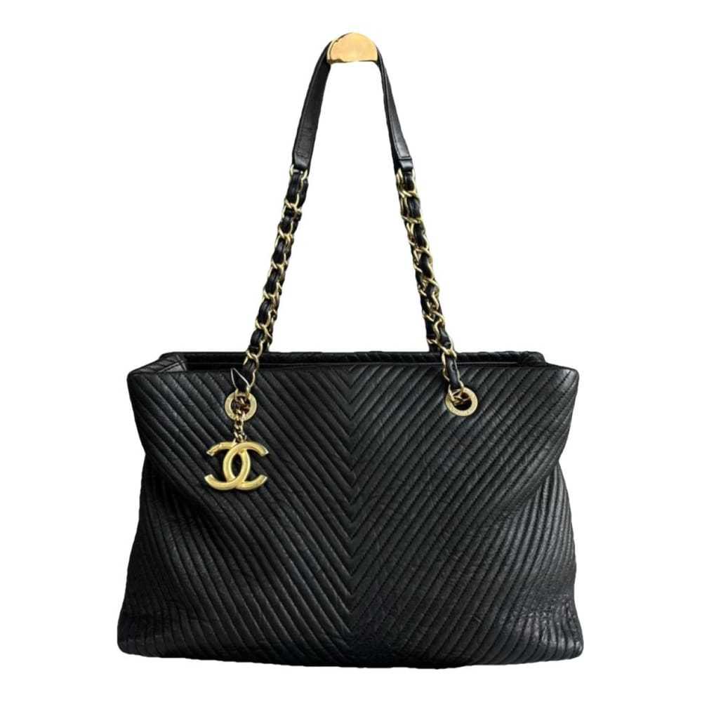 Chanel Classic Cc Shopping leather tote - image 1
