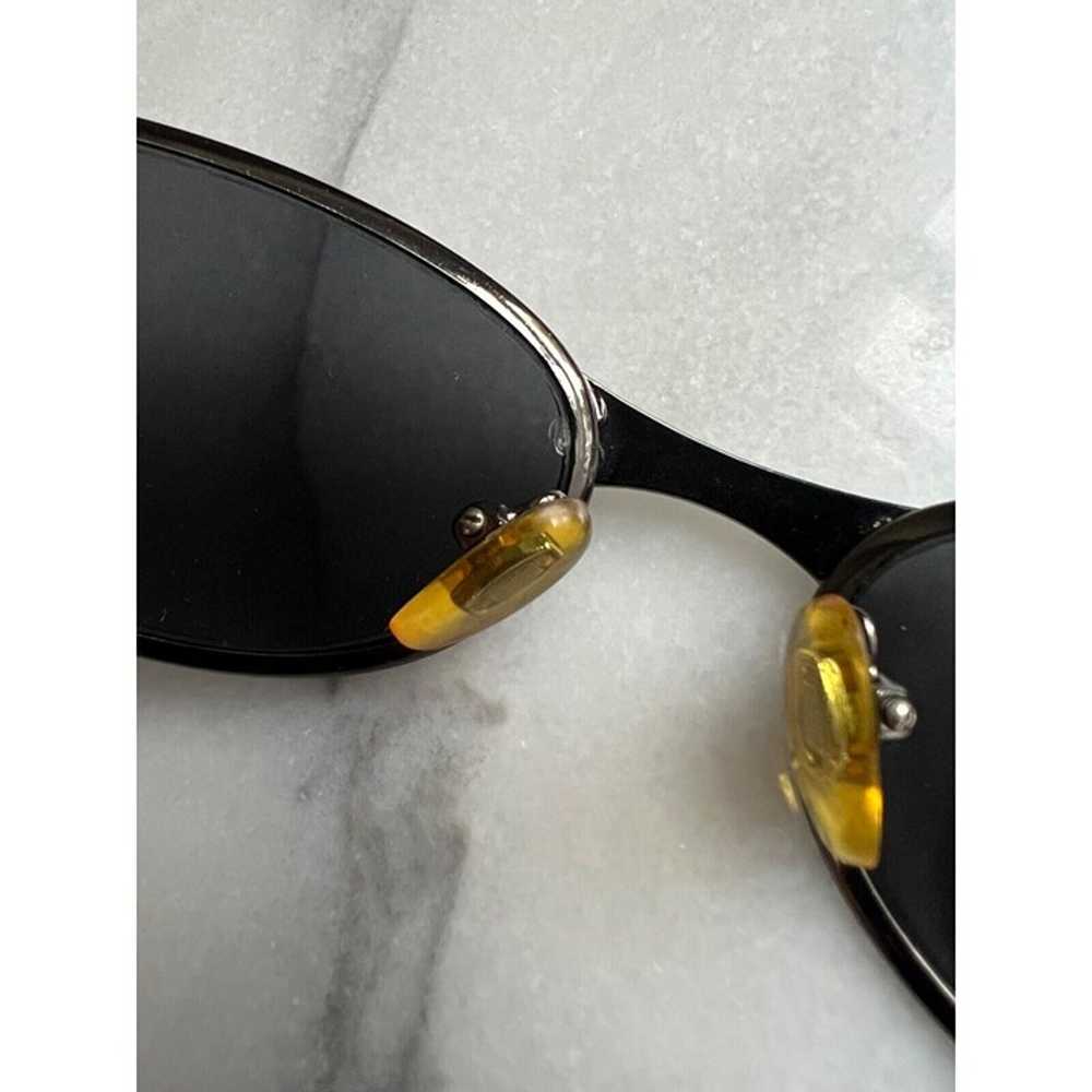 Vintage Gucci Sunglasses Tinted Black Metal - image 5