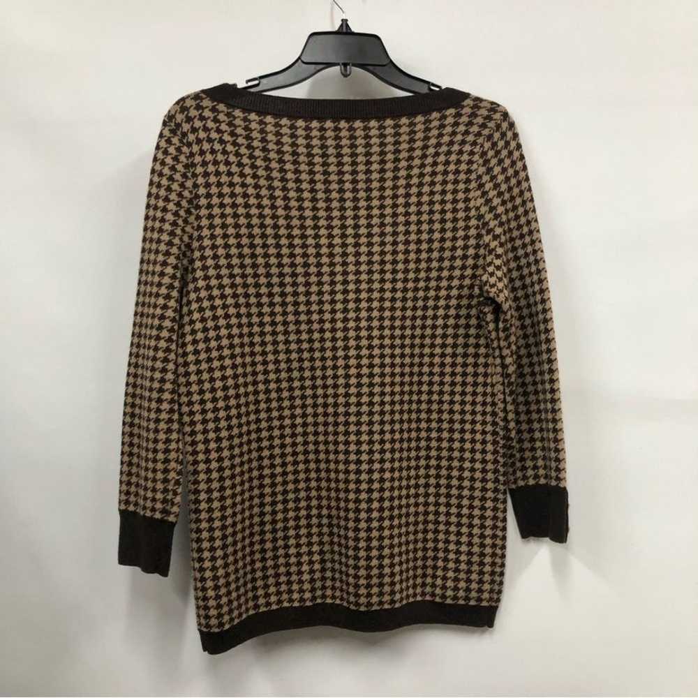 Talbots Herringbone Sweater 100% merino wool wome… - image 2