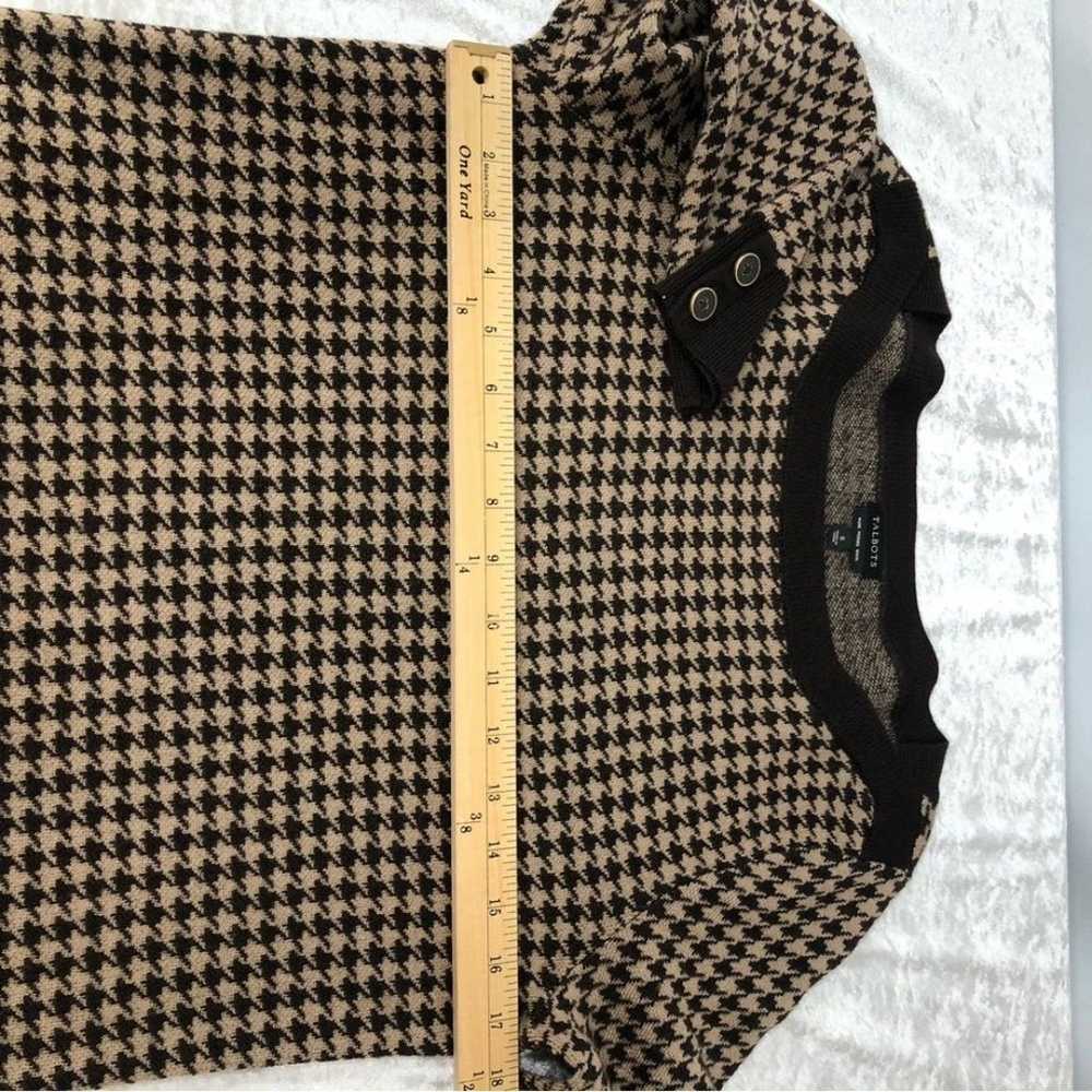 Talbots Herringbone Sweater 100% merino wool wome… - image 5