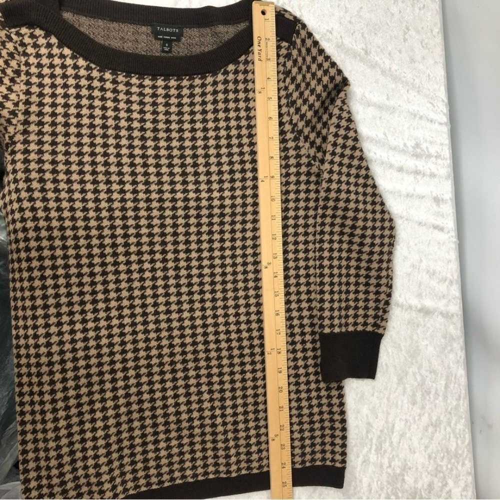 Talbots Herringbone Sweater 100% merino wool wome… - image 6