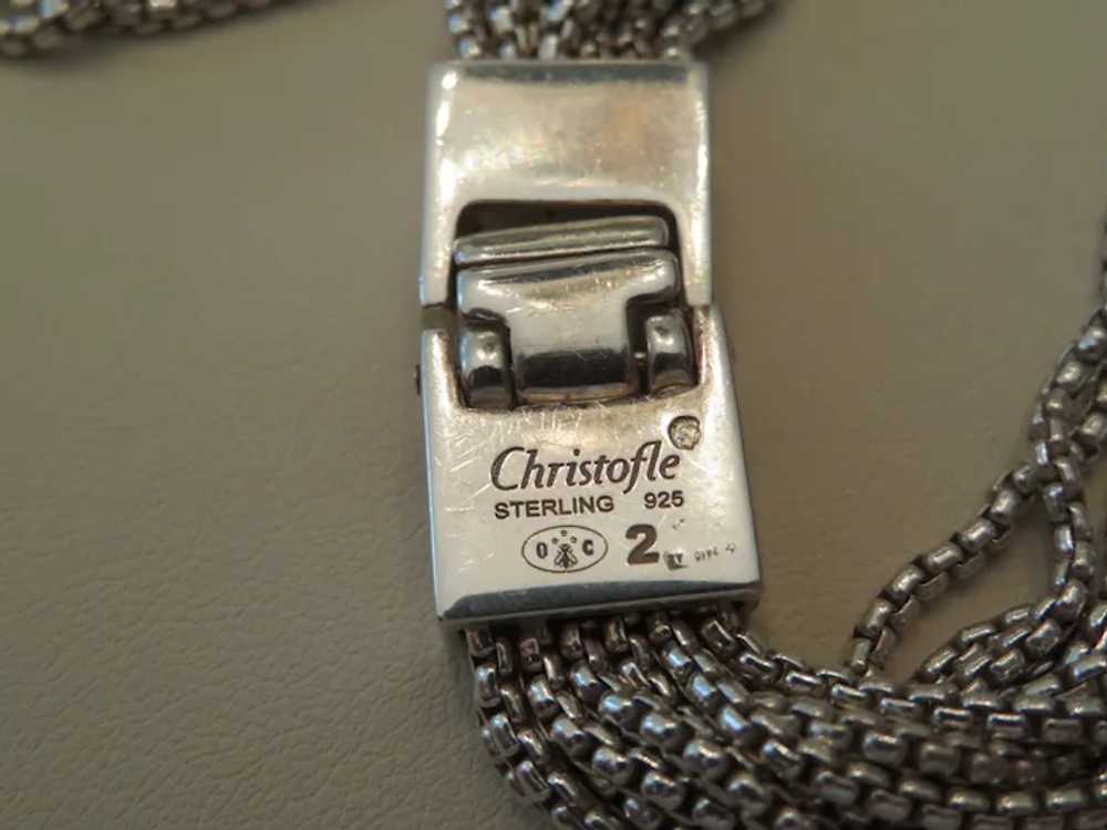 Very chic CHRISTOFLE sterling silver multi-strand… - image 3