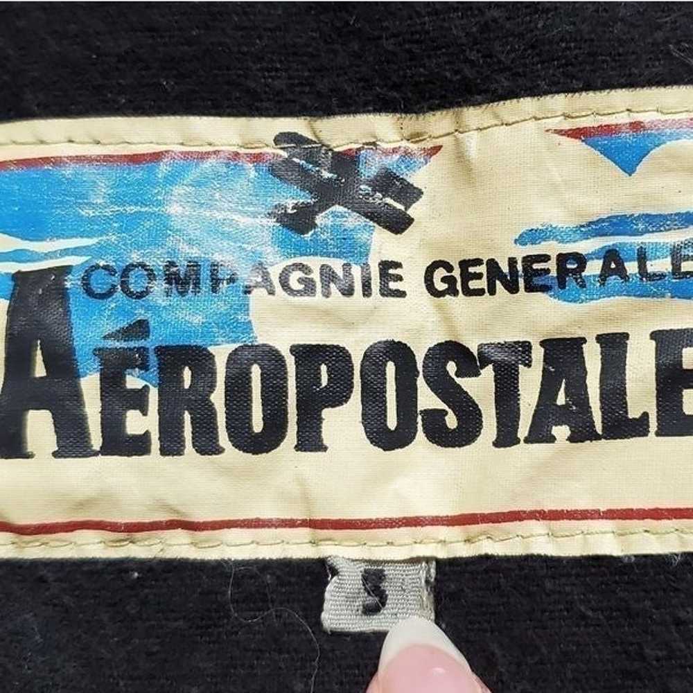 Rare Vintage 1980s Aéropostale Stone Wash Black D… - image 12
