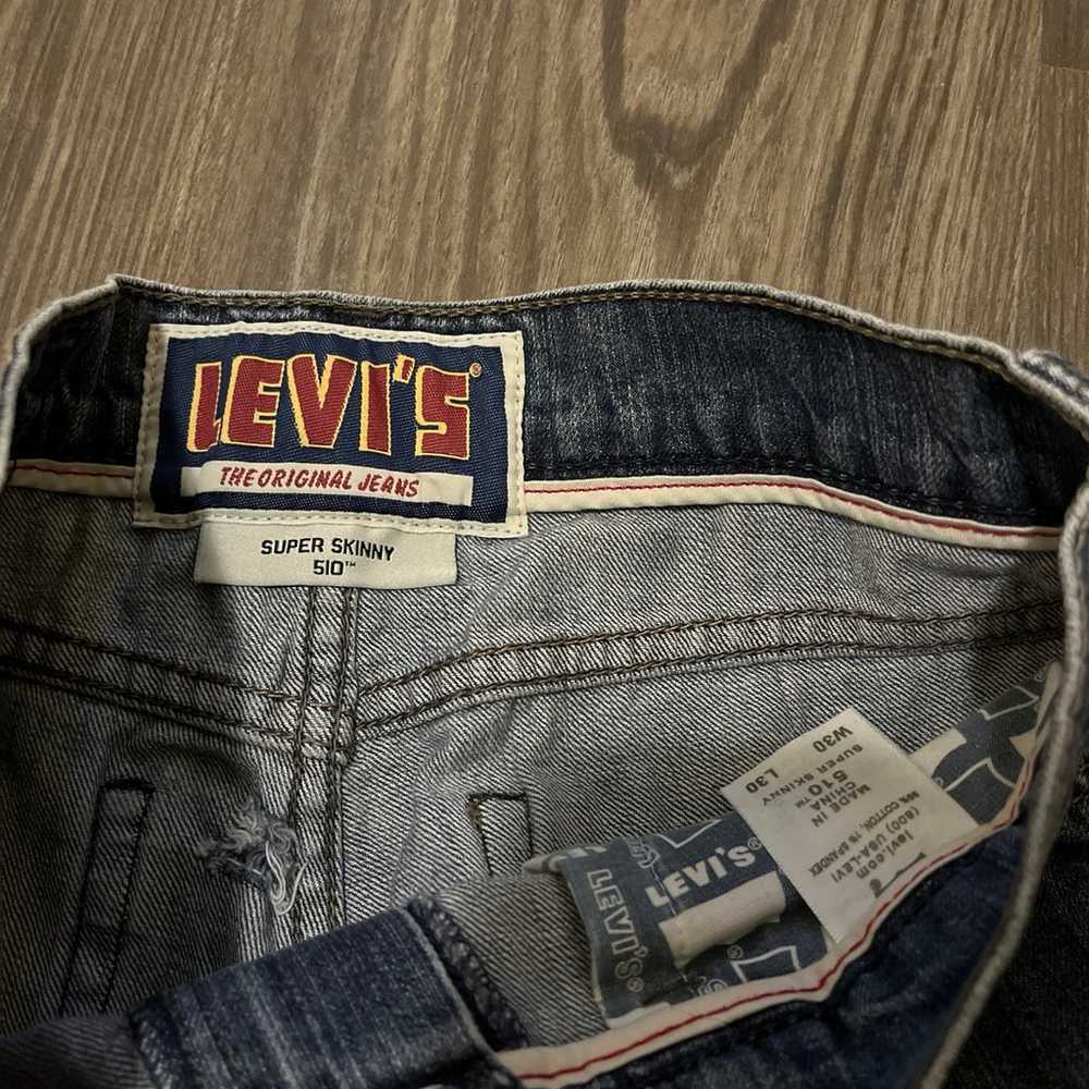 Levi’s the original jeans super skinny 510 women’… - image 3