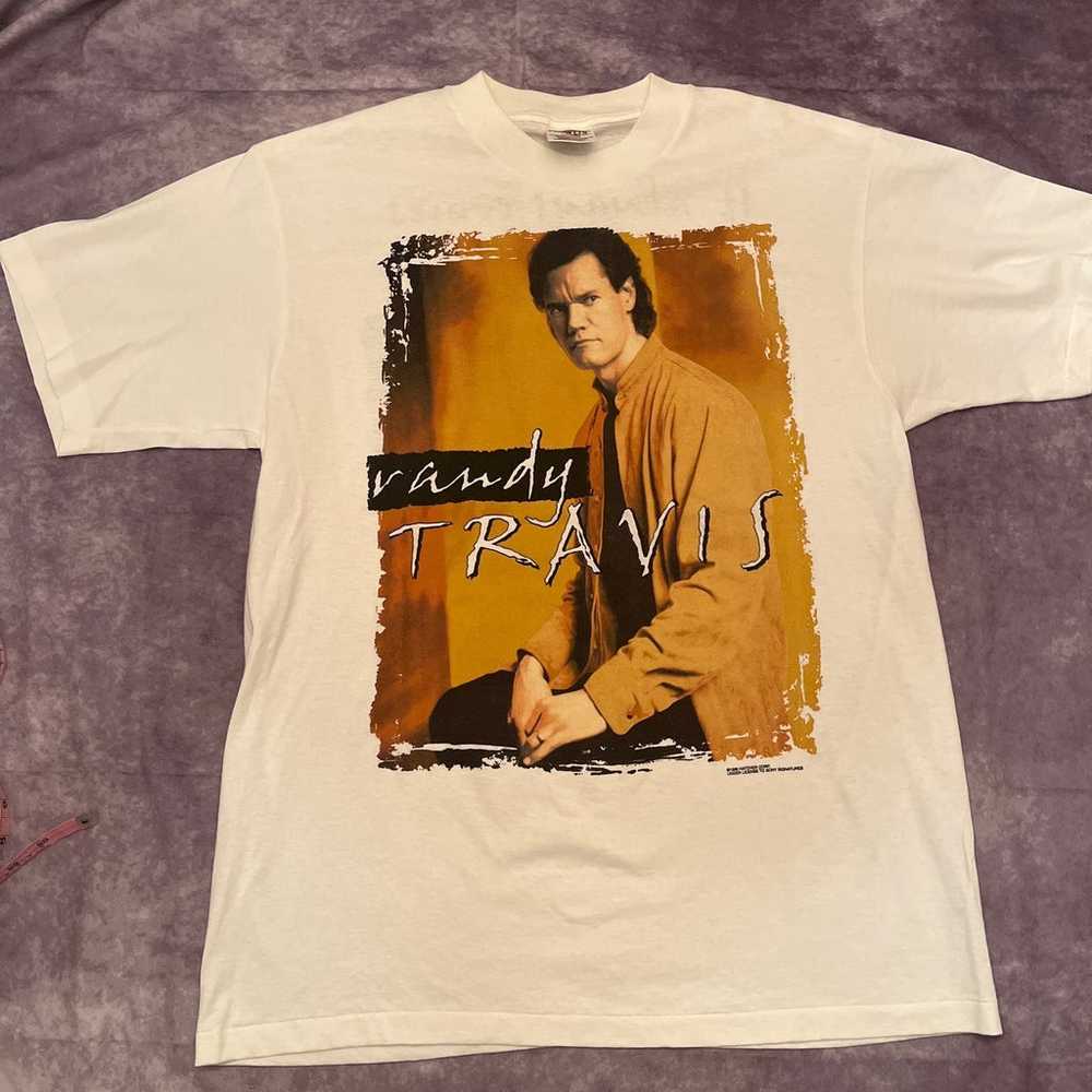 1996 Vintage Randy Travis Tour T-Shirt - image 1