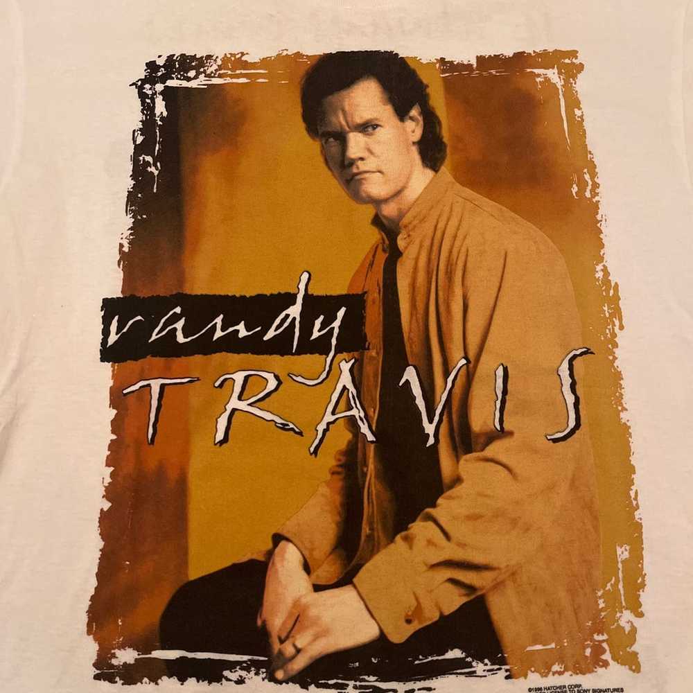 1996 Vintage Randy Travis Tour T-Shirt - image 2