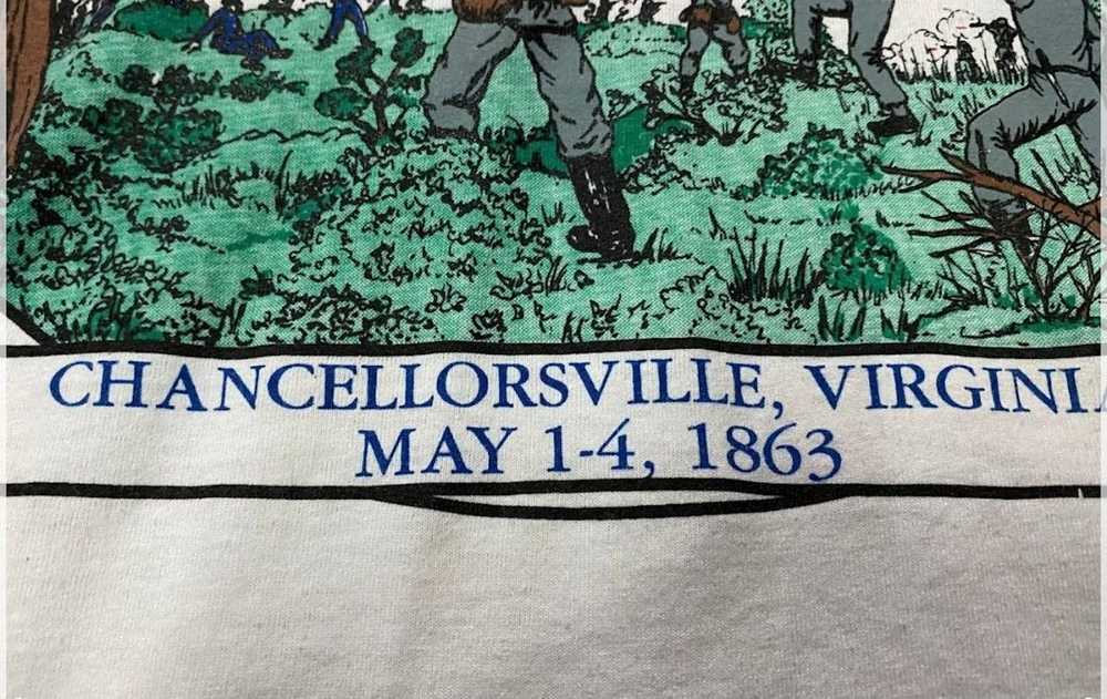 Vintage Vintage Shirt Battle Of Chancellorsville - image 2