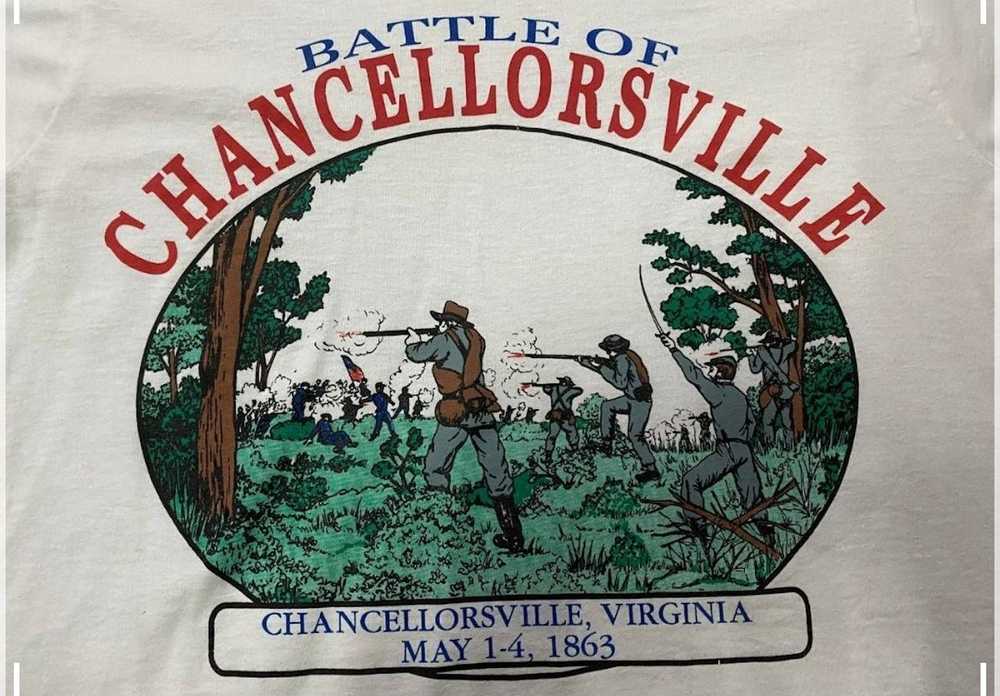 Vintage Vintage Shirt Battle Of Chancellorsville - image 3