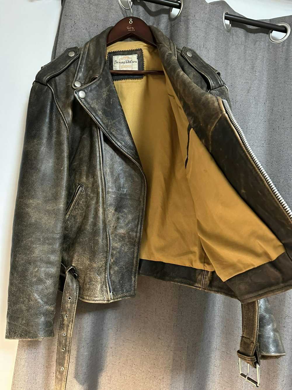 Custom × Vintage CUSTOM REAL LEATHER JACKET - image 3