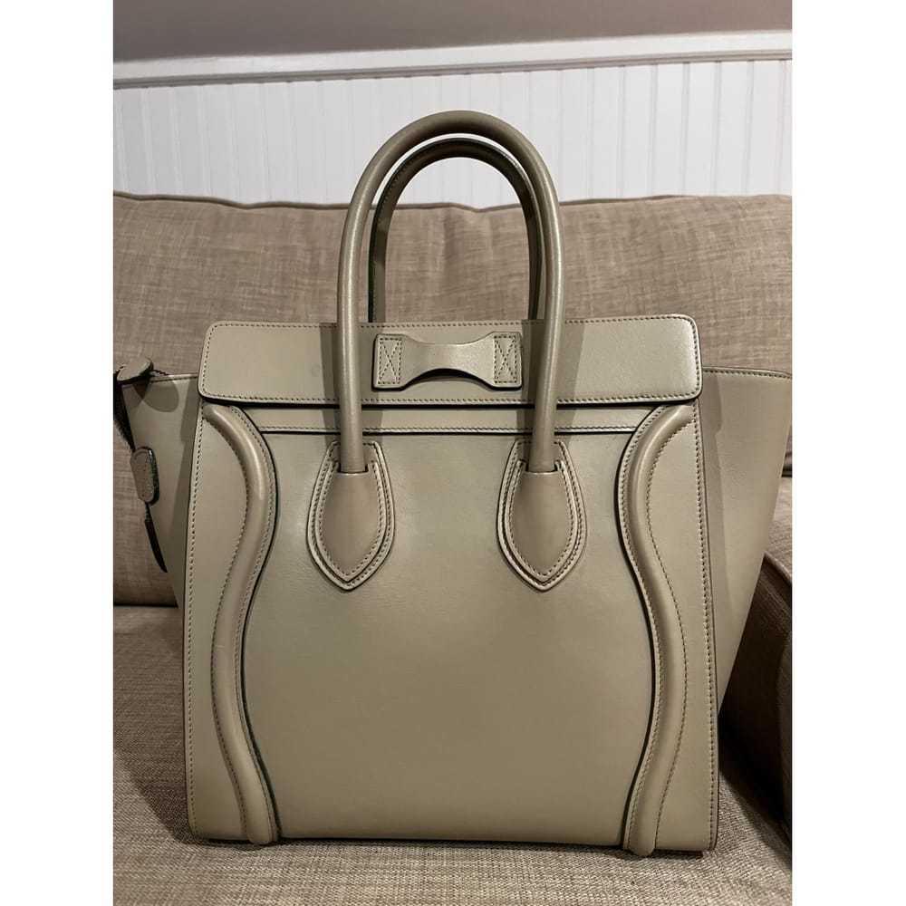 Celine Luggage leather handbag - image 2