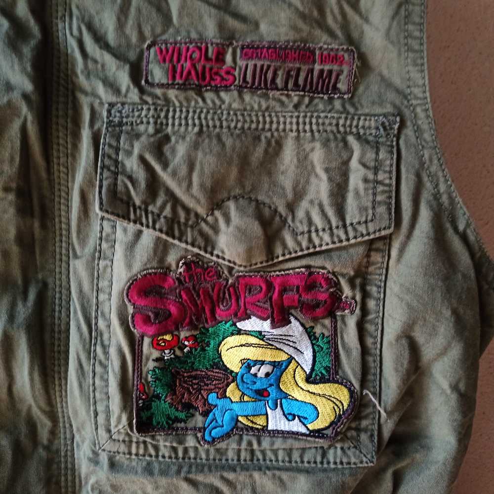 Movie × Vintage The Smurfs Vest By Whole Hauss - image 4