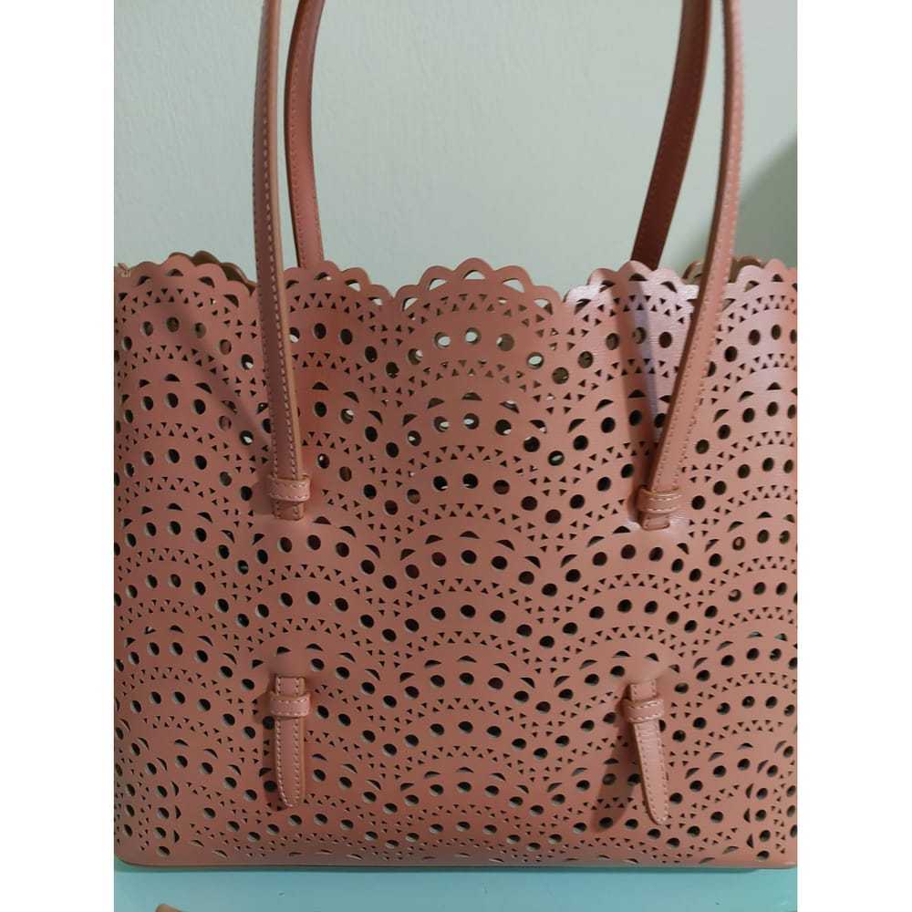 Alaïa Mina leather tote - image 3