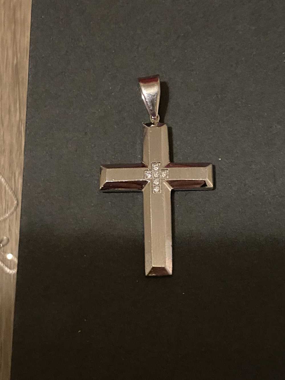 Other Diamond/Stainless steel cross pendant - image 5