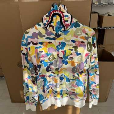Bape multi zip shark - Gem Bape multi zip shark - Gem