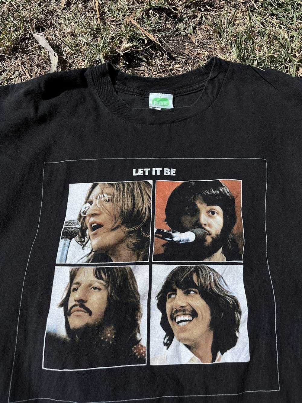 Band Tees × Tour Tee × Vintage The Beatles Let It… - image 1