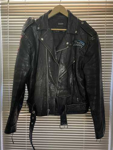 Wilsons Leather Vintage Leather Motorcycle Jacket