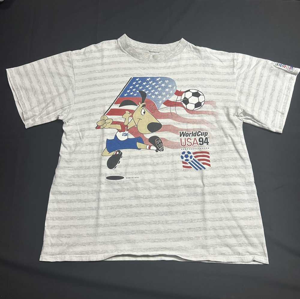 Vintage Vintage World Cup 1994 Trench USA T Shirt… - image 1
