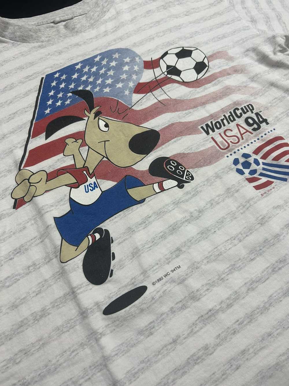 Vintage Vintage World Cup 1994 Trench USA T Shirt… - image 2
