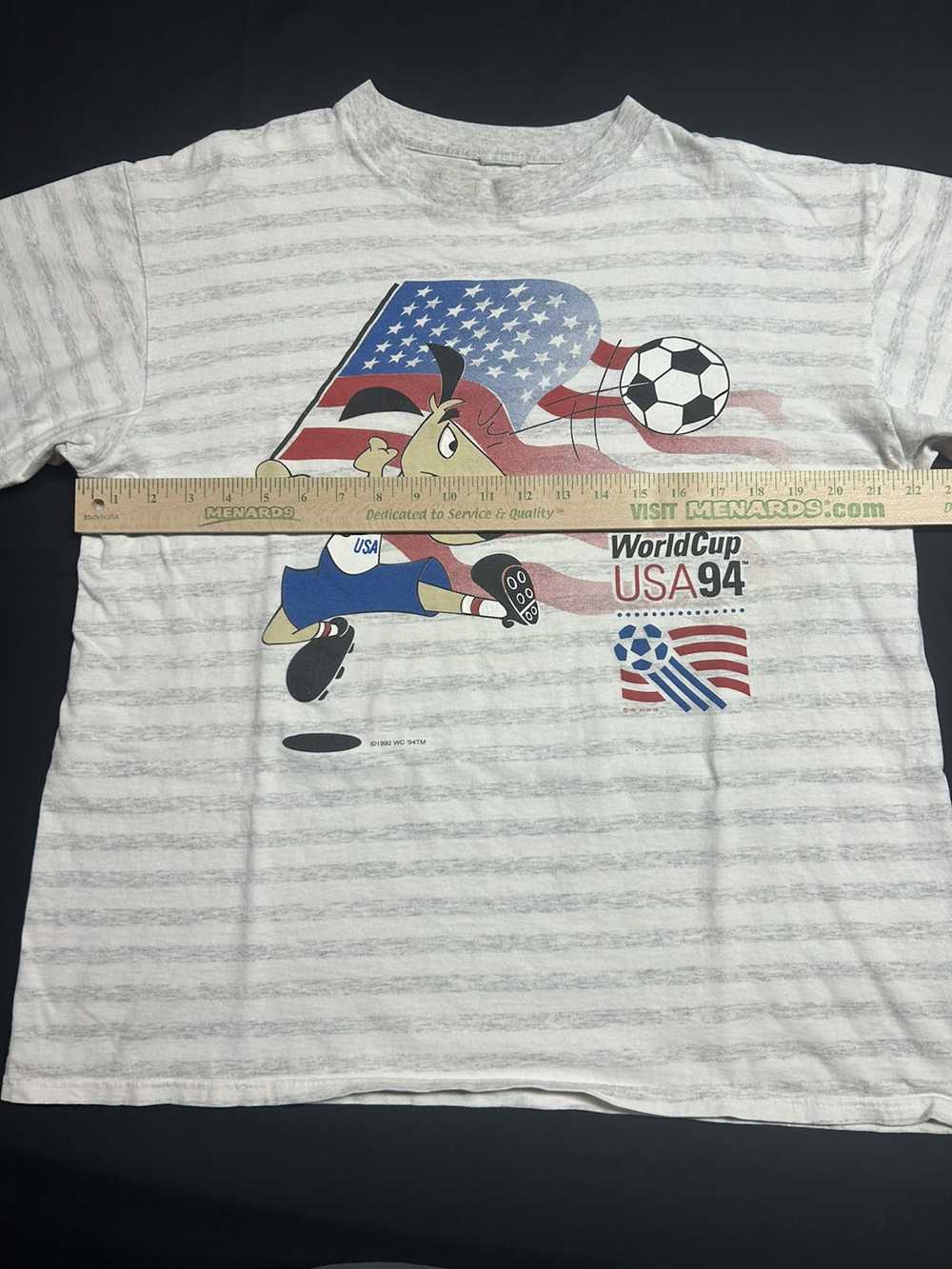 Vintage Vintage World Cup 1994 Trench USA T Shirt… - image 5