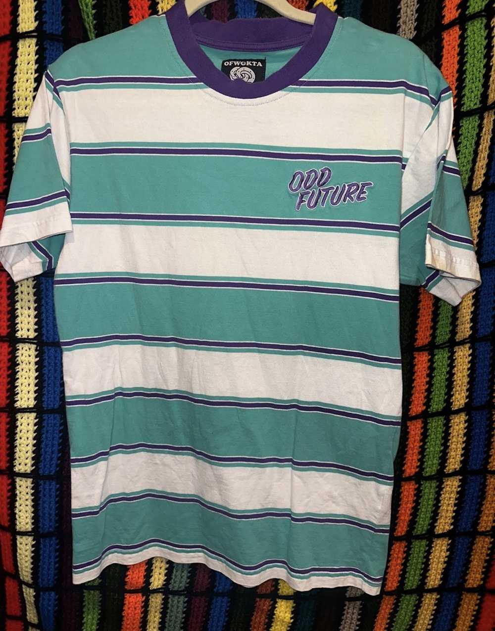 Odd Future Odd Future Striped Tshirt - Size M - T… - image 1