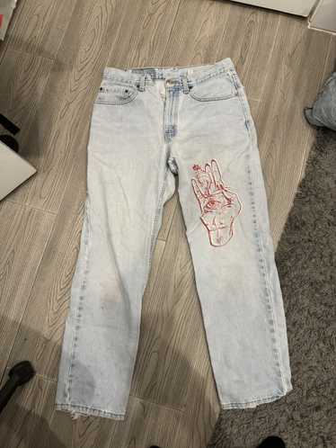 Levi's Vintage Clothing Custom Levi whitewash jean