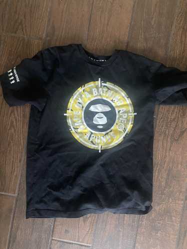 Aape AAPE BY A BATHING APE Universe Graphic Black… - image 1