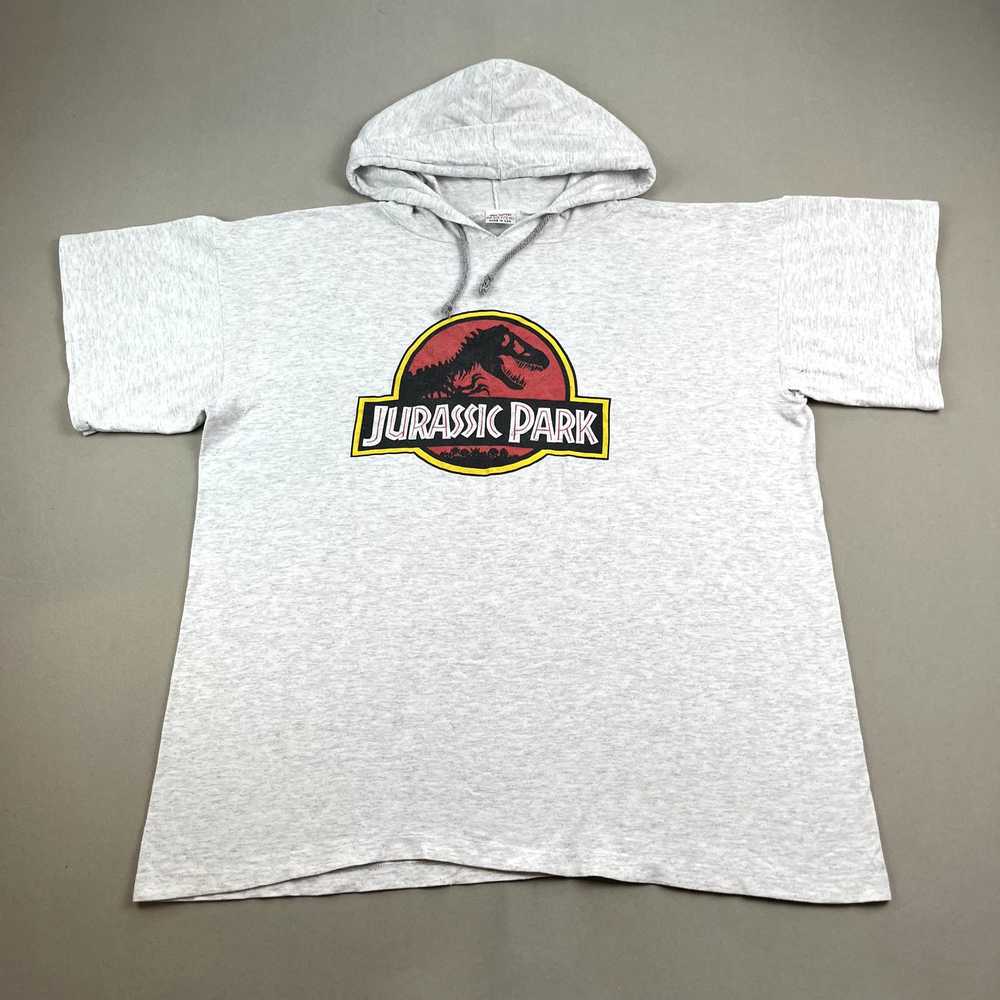 Vintage Vintage Jurassic Park T-Shirt Hoodie XL G… - image 1