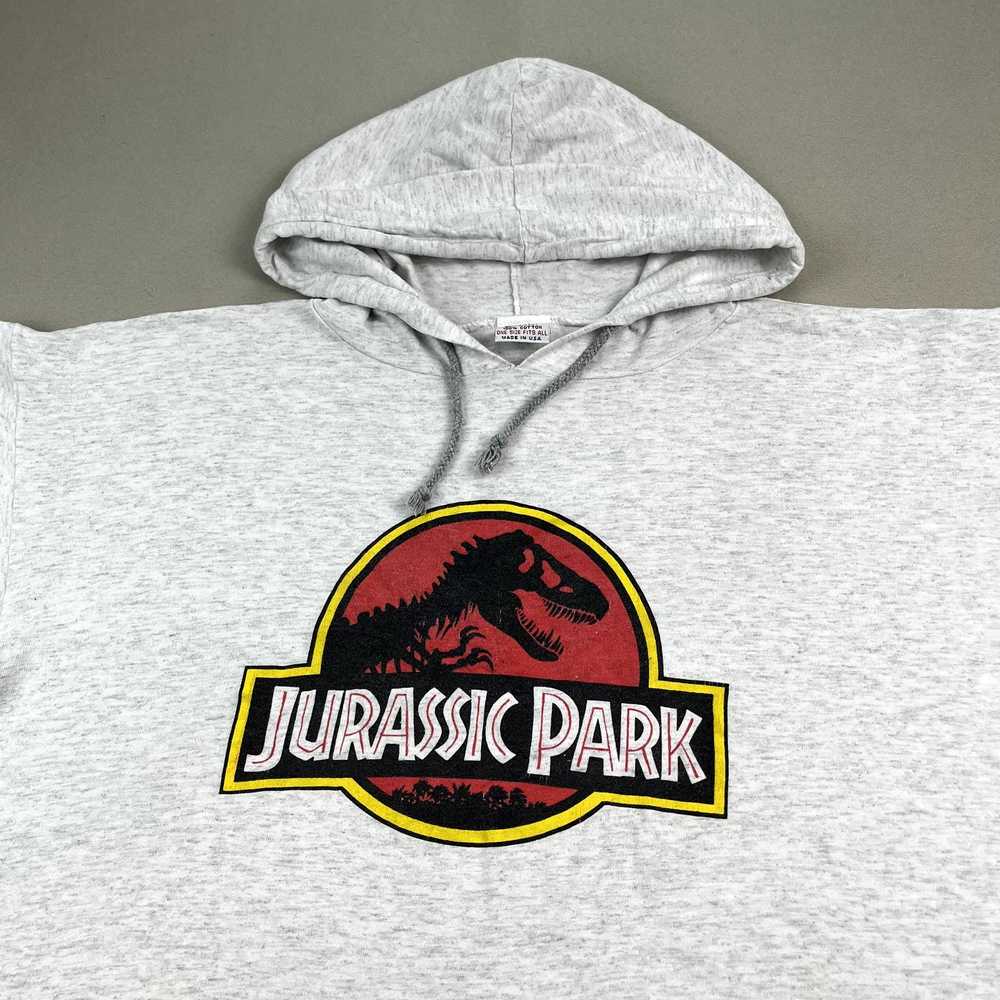 Vintage Vintage Jurassic Park T-Shirt Hoodie XL G… - image 2