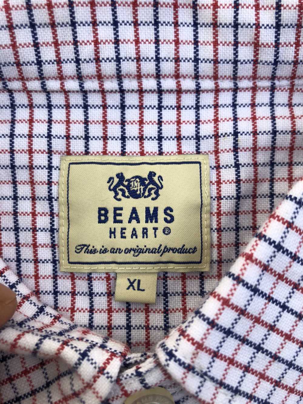 Beams Plus × Japanese Brand Beams Hearts plaid ch… - image 4