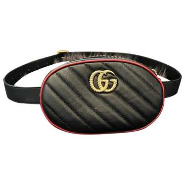 Gucci Gg Marmont Oval leather handbag